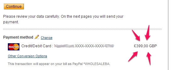 Käufe über PayPal in Fremdwährung bezahlen
