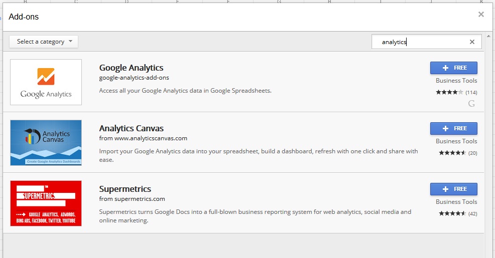 Google Analytics Reports in Google Sheets erstellen