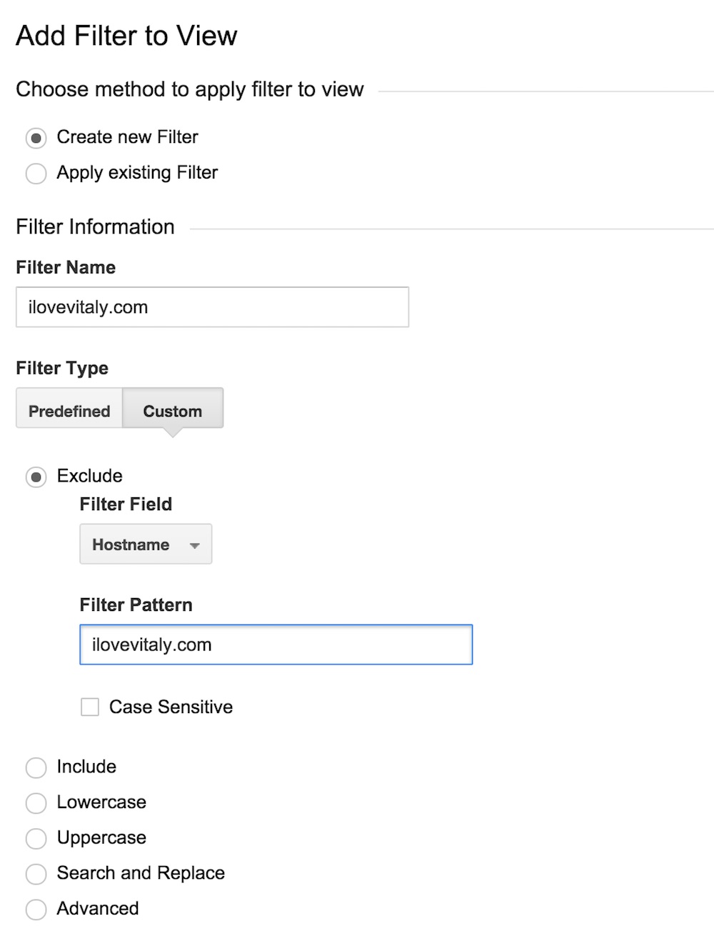 Custom Filter ermöglichen die genaue Auswahl, des zu blockierenden Traffics (Bild: Screenshot).