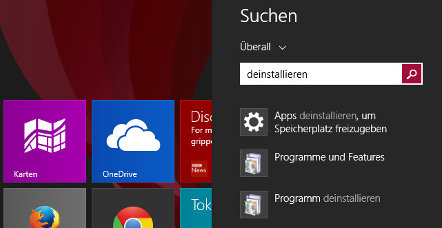 Mehr Festplattenplatz unter Windows 8