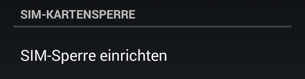 Wird die SIM-Sperre entfernt kann das Smartphone nach einem Neustart weiterhin ins Internet, auch wenn es durch eine Display-Sperre gesperrt ist (Bild: Screenshot Android).