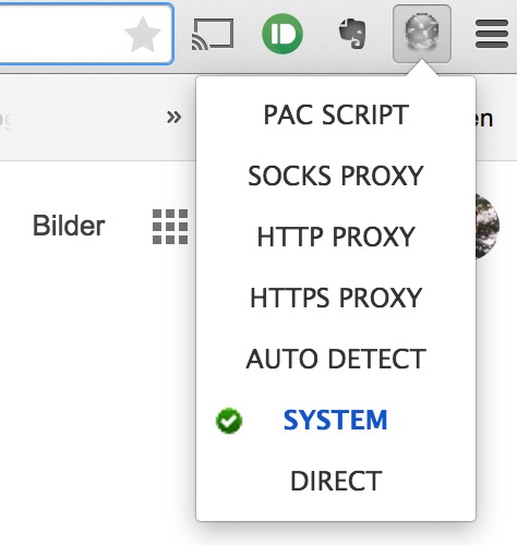 Google Chrome Proxy Helper aktivieren (Bild: Screenshot Google Chrome).