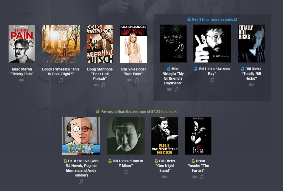 Humble Weekly Bundle Stand-up Comedy (Bild: Humble Bundle).