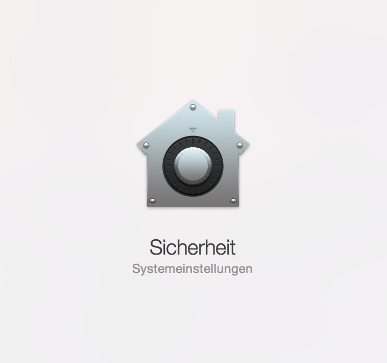 OS X Sicherheitsoptionen in den Systemeinstellungen (Bild: Screenshot OS X).