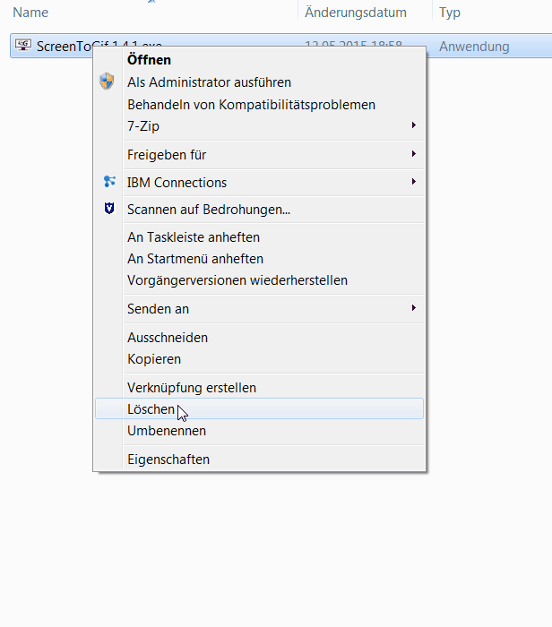 GIF-Dateien unter Windows mit Screen2Gif erstellen (GIF mit Screen2Gif).