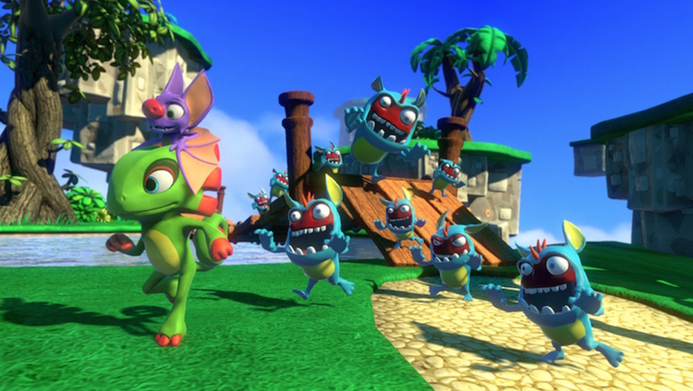 Yooka-Laylee als indirekter Banjo-Kazooie Nachfolger (Bild: Kickstarter).