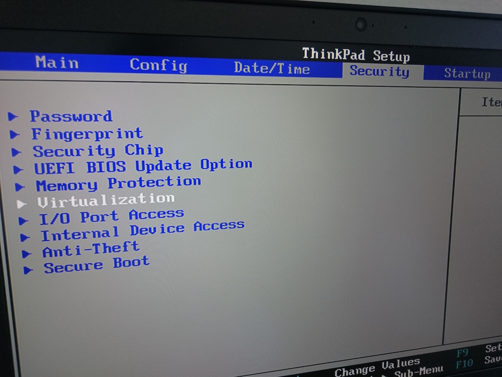 Lenovo ThinkPad T450s Bios (Bild: Copyright Benjamin Blessing).
