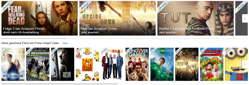 Amazon Prime Instant Video (Bild: Screenshot Amazon).