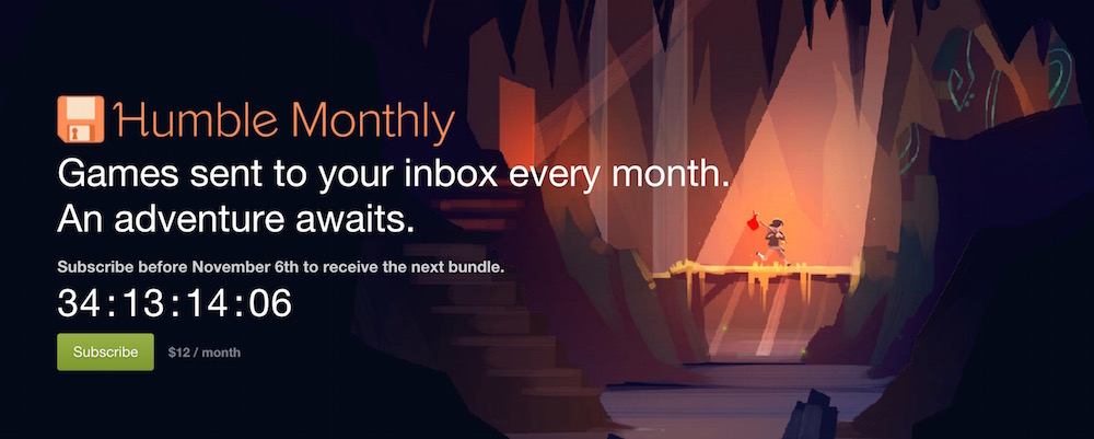Humble Monthly (Bild: Screenshot Humble Bundle).