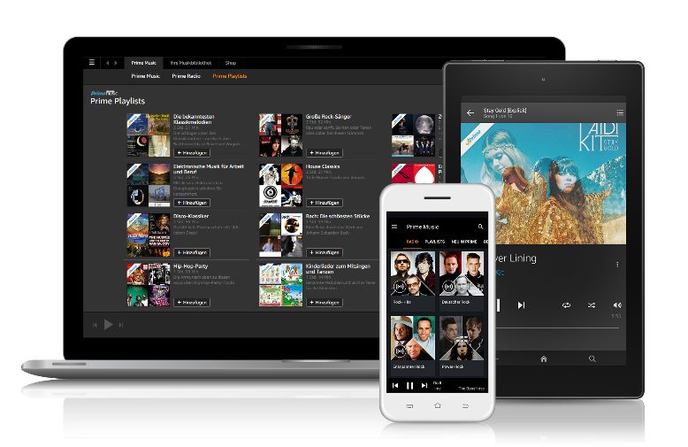 Amazon Prime Music läuft auf Android, iOS, PC und Mac sowie auf allen Amazon Fire-Geräten (Bild: Amazon-Presse.de).