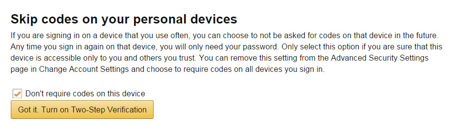 Amazon Zwei-Faktor-Authentifizierung nicht auf ...