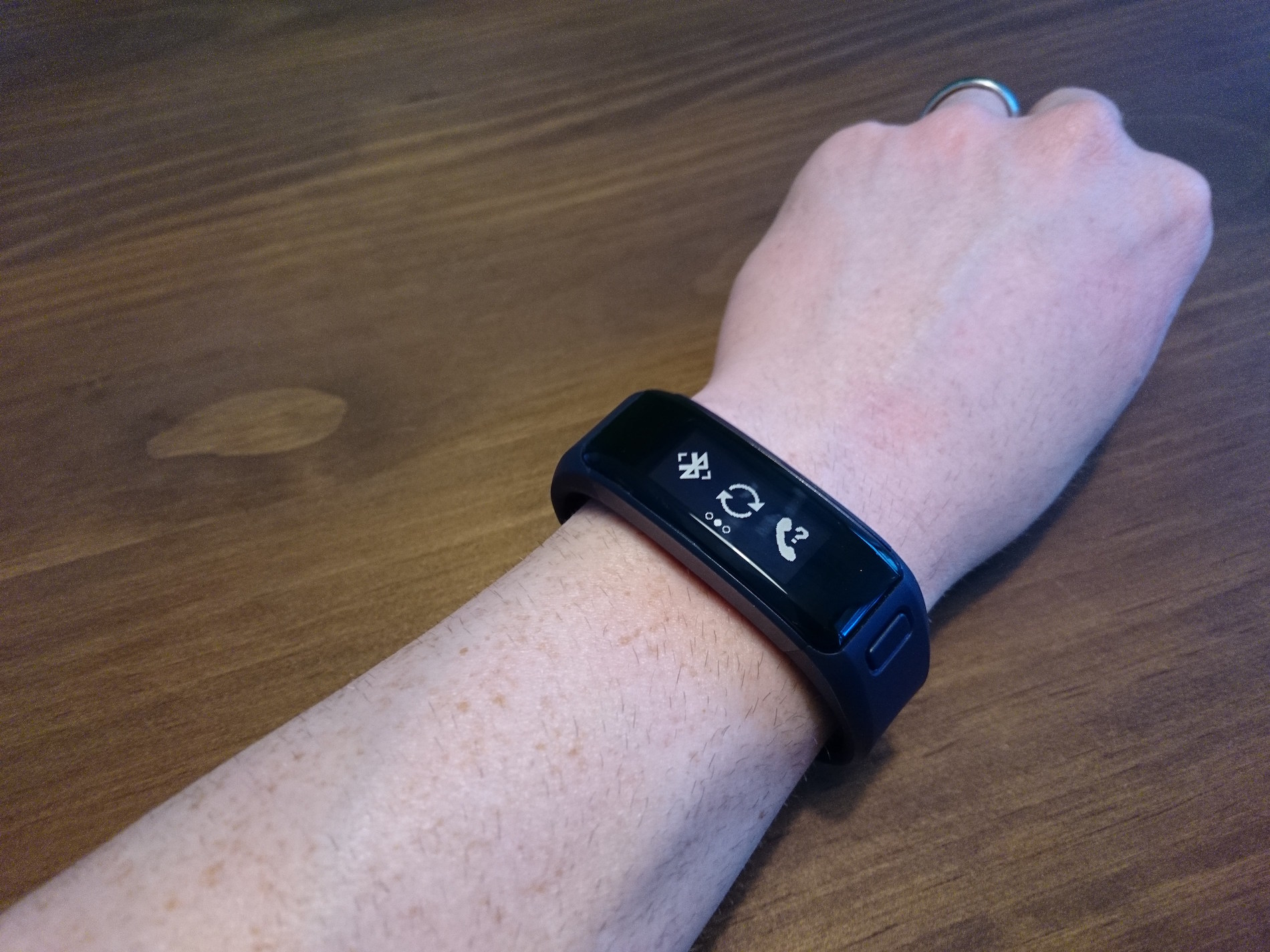 Garmin vivosmart HR Menü und Einstellungen