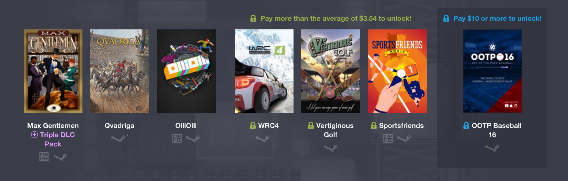 Humble Weekly Bundle Sports