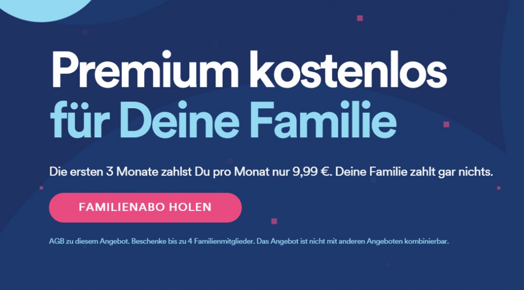 Spotify: Familienabo kostenlos für drei Monate - RandomBrick.de