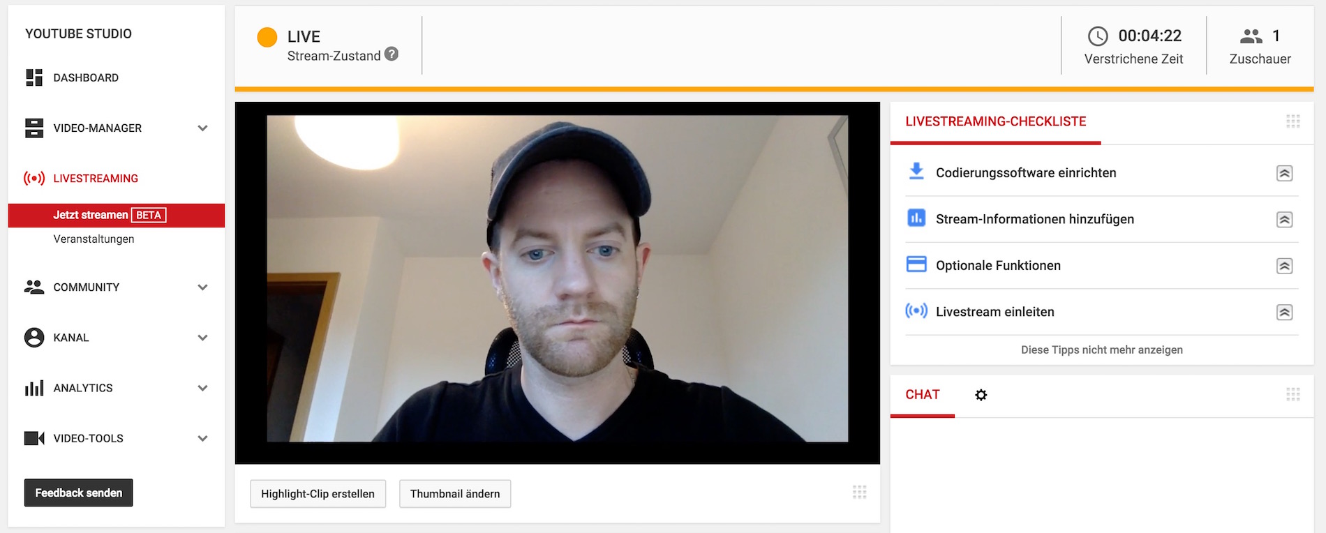 YouTube Live-Streaming in Deutschland