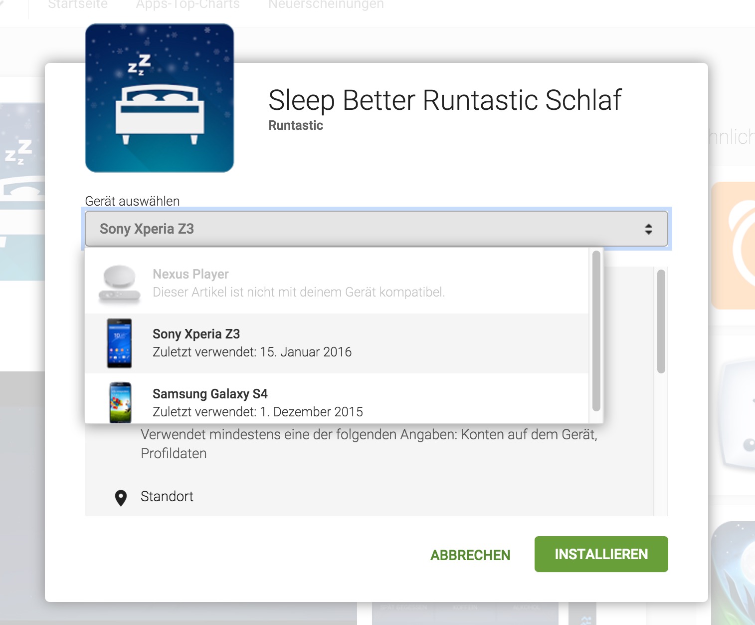 Alte Android Geräte aus Google Play löschen