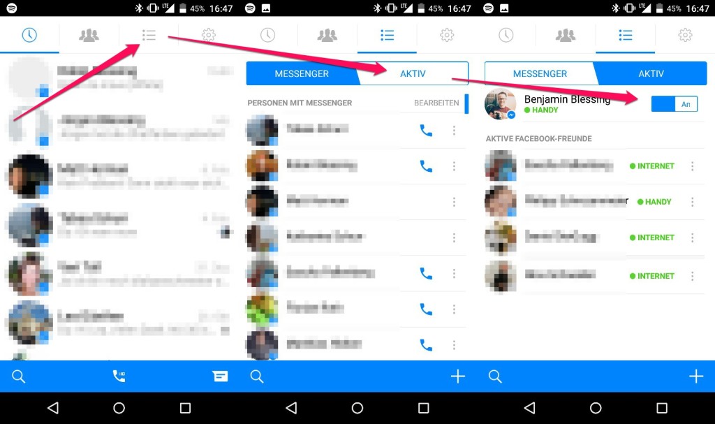 Facebook Messenger Aktive Kontakte Löschen Facebook Messanger: Handy-Anzeige deaktivieren - RandomBrick.de