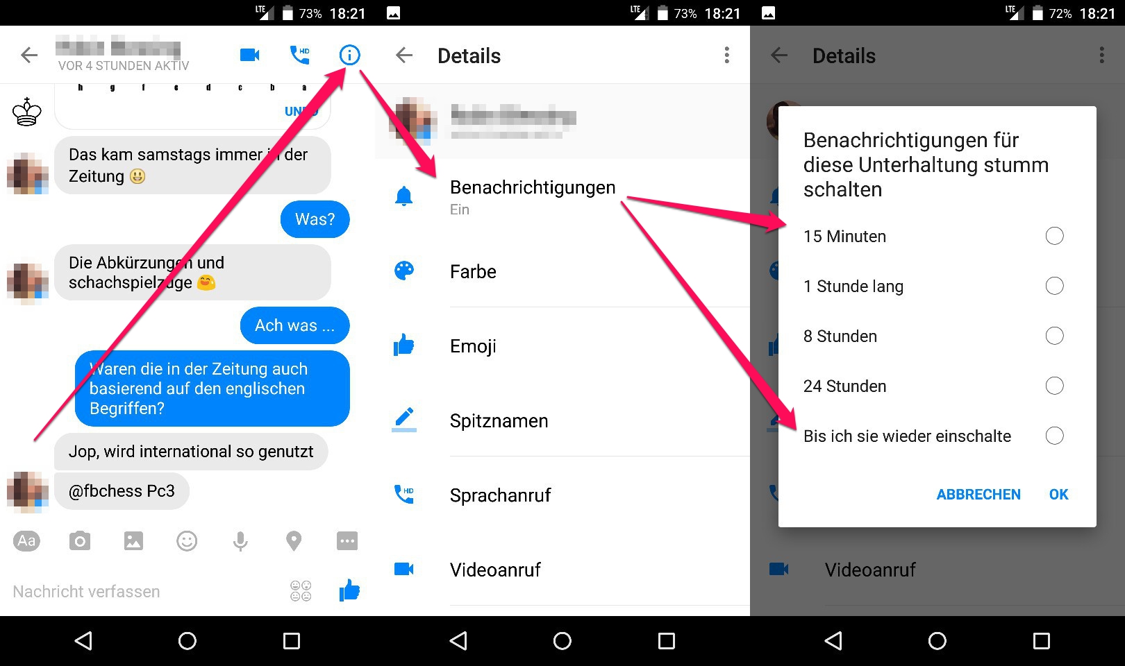 Zugestellt facebook nachricht Facebook Messenger