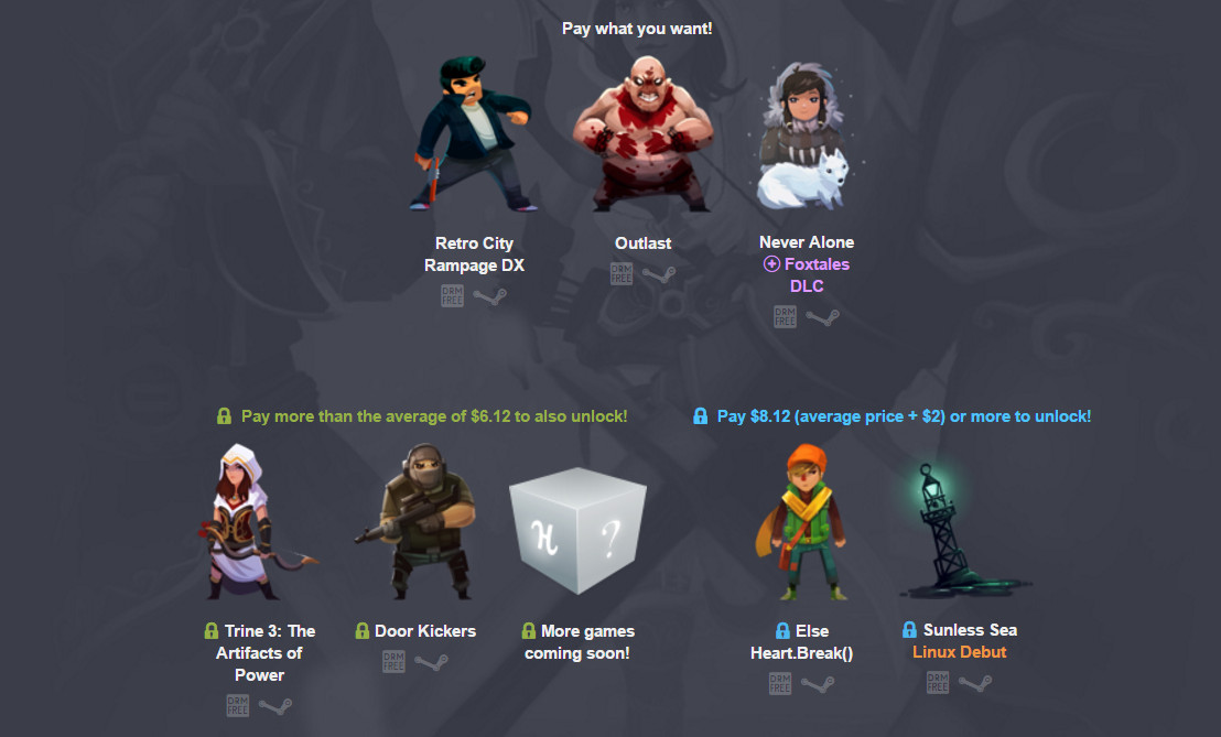 The Humble Indie Bundle 16 Spiele