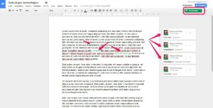 Google Docs Änderungen verfolgen