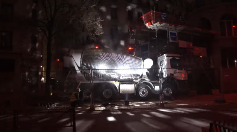 Betonmischer Discokugel