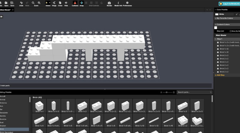 Stud.io LEGO CAD Software