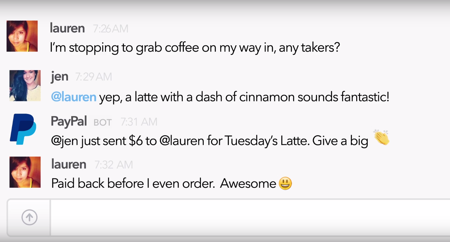 PayPal Slack Bot