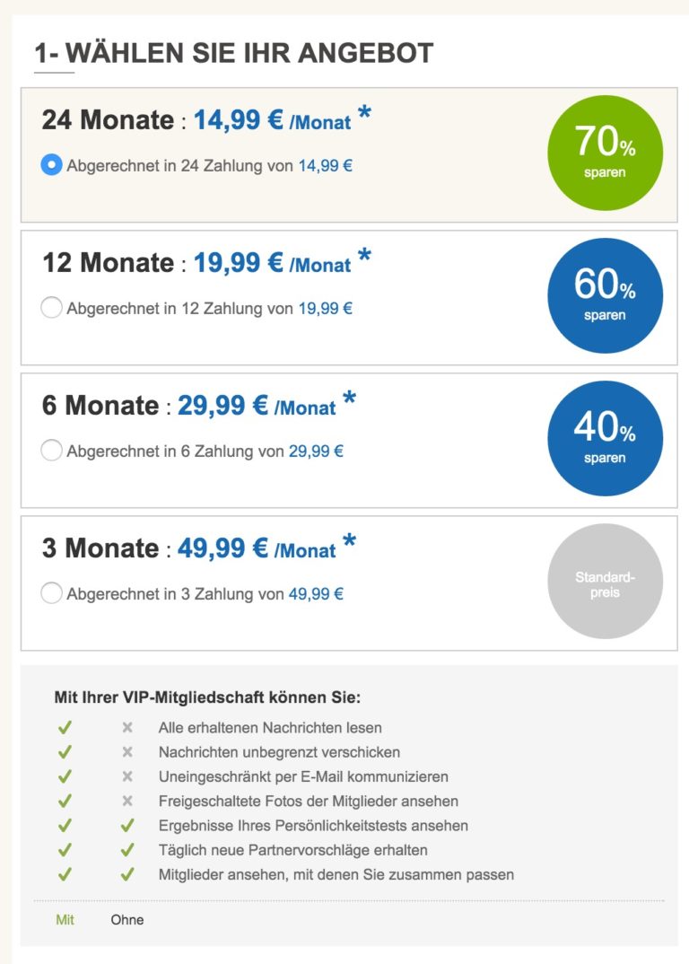 Partnervermittlungen testberichte