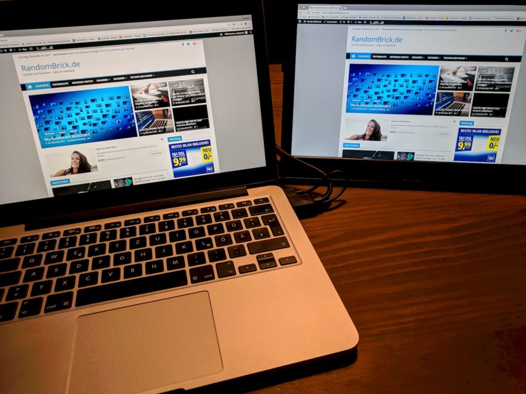 On-Lap 1305H im Vergleich zum MacBook