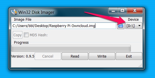 Backup Quelle für Raspberry Pi SD-Karte