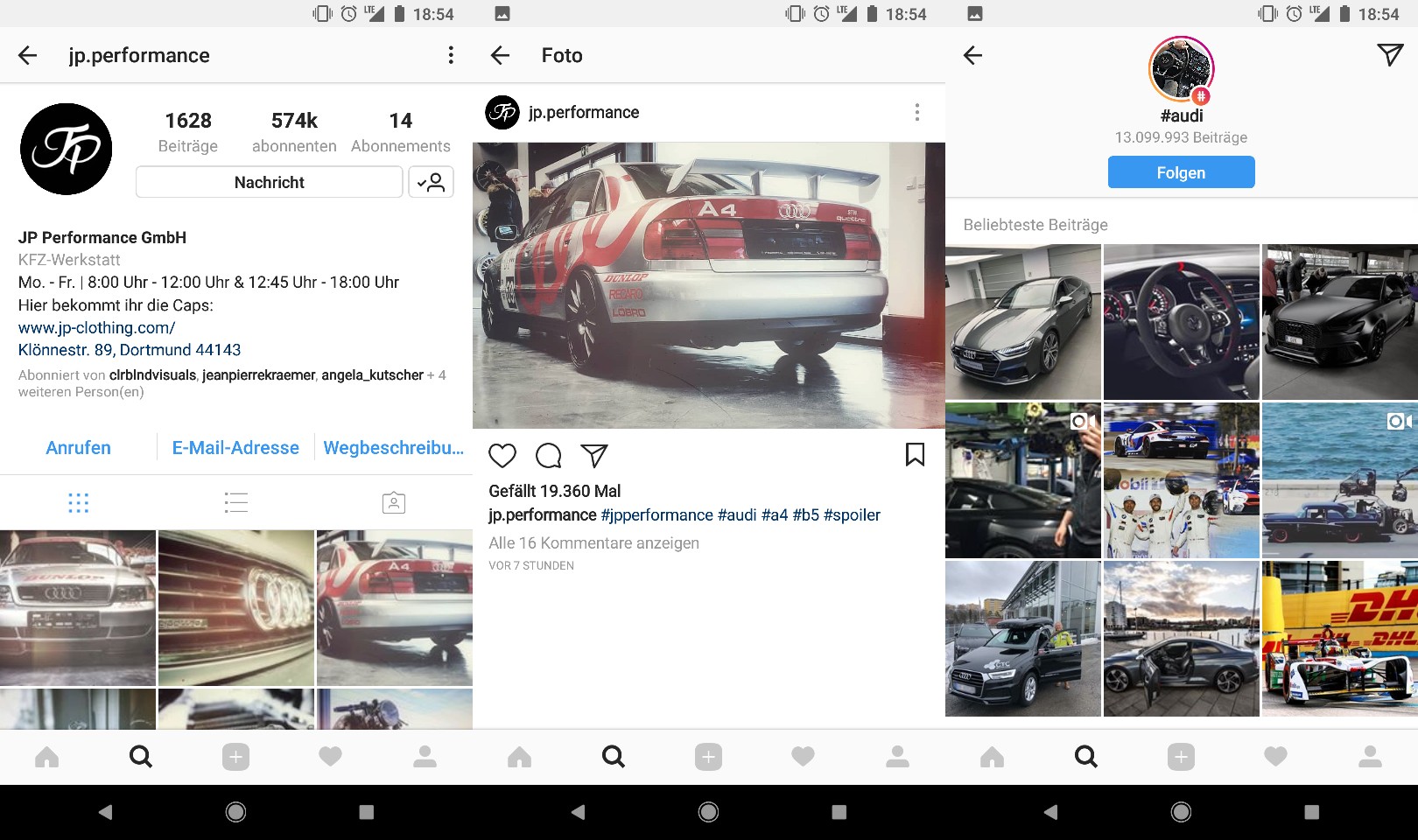 Instagram Hashtags folgen