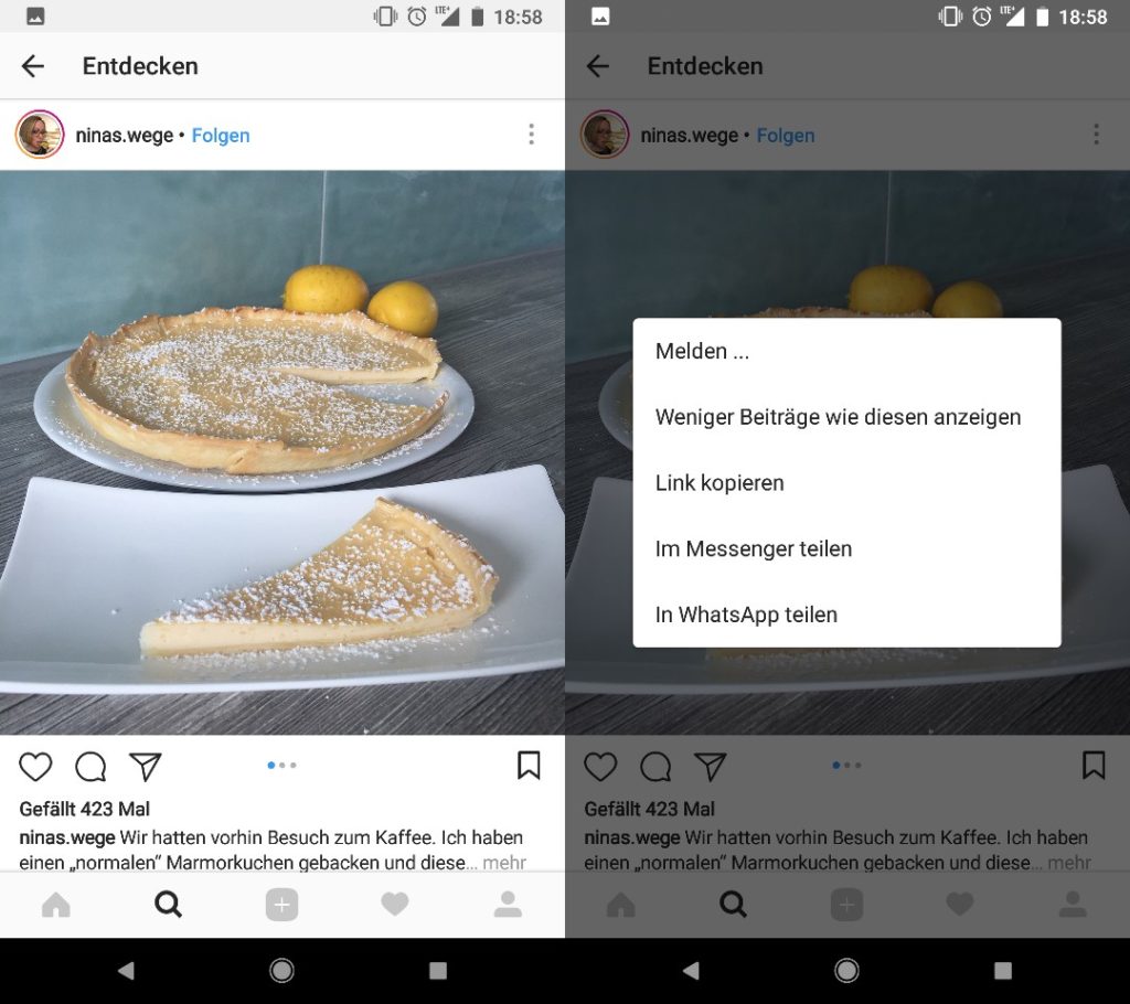 Instagram bestimmte Bilder nicht mehr zeigen