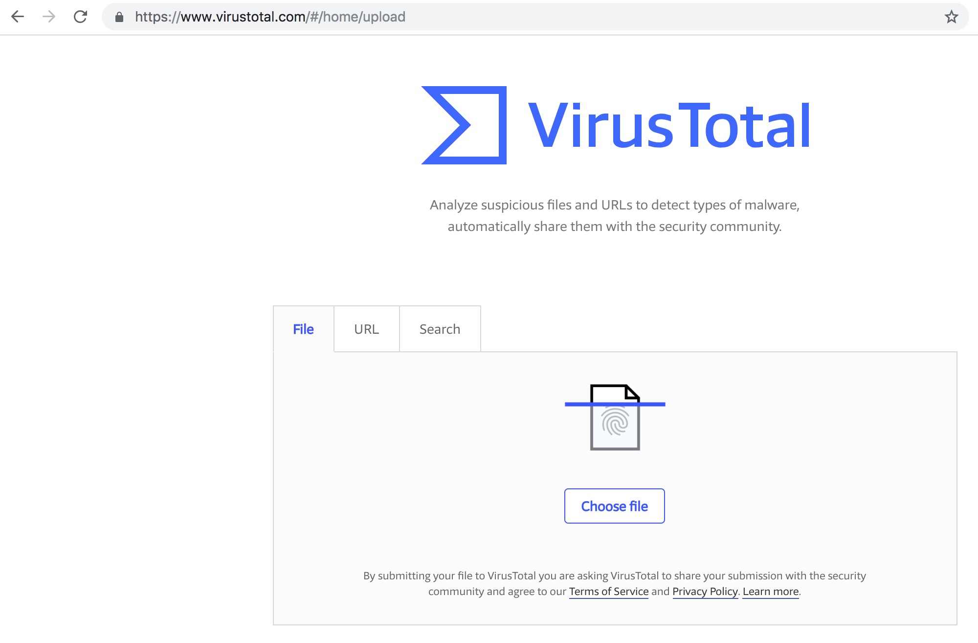 Virustotal.com macOS Malware erkennen und an Apple melden