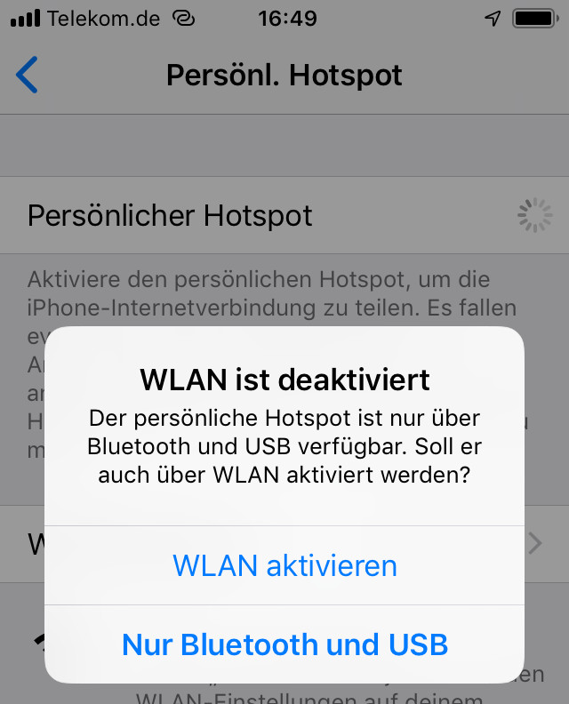 iPhone Hotspot unsichtbar machen