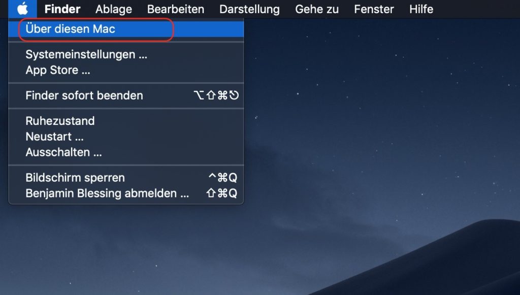 Mac Seriennummer finden
