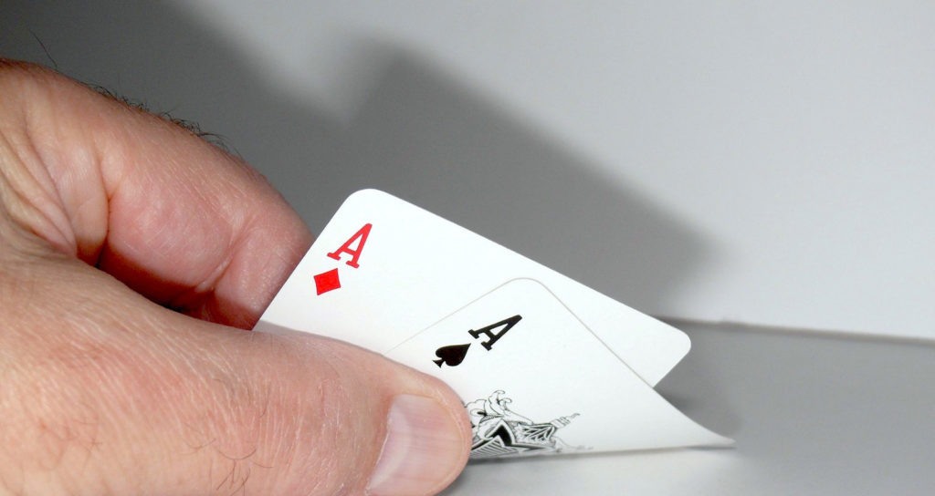 Verteilung von Glück beim Pokern