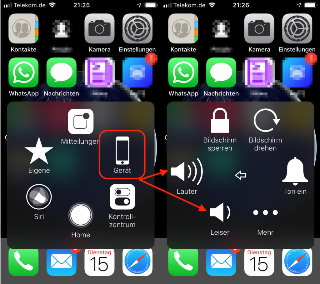 iPhone Lautstärke Knöpfe kaputt
