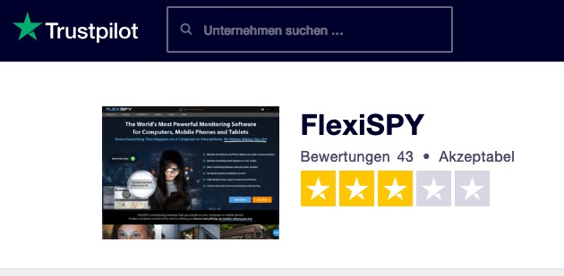 FlexiSPY Bewertungen Trustpilot