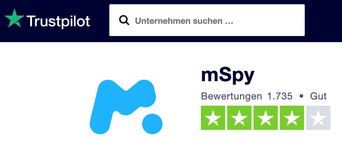 mSpy auf Trustpilot 2020