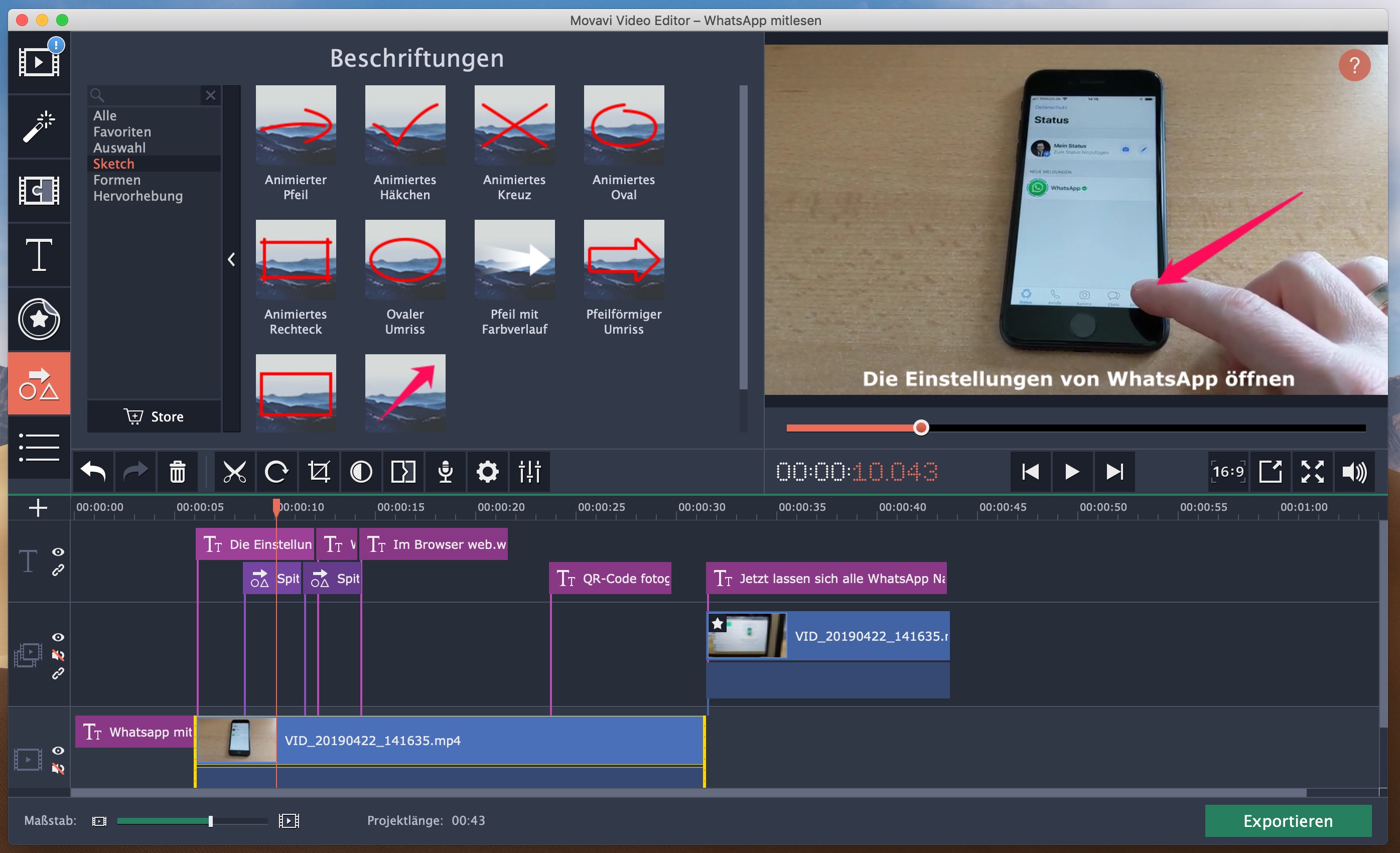 Movavi Video Editor 22.00.00
