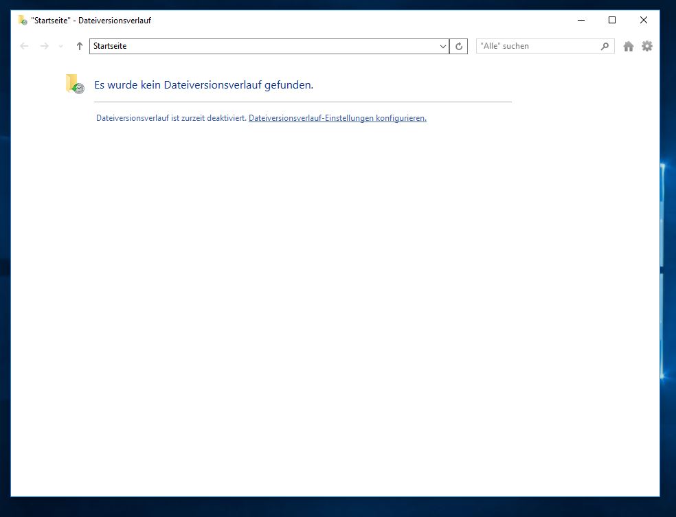Windows 10 Dateiversionsverlauf einschalten