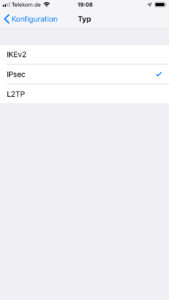 iPhone VPN einrichten