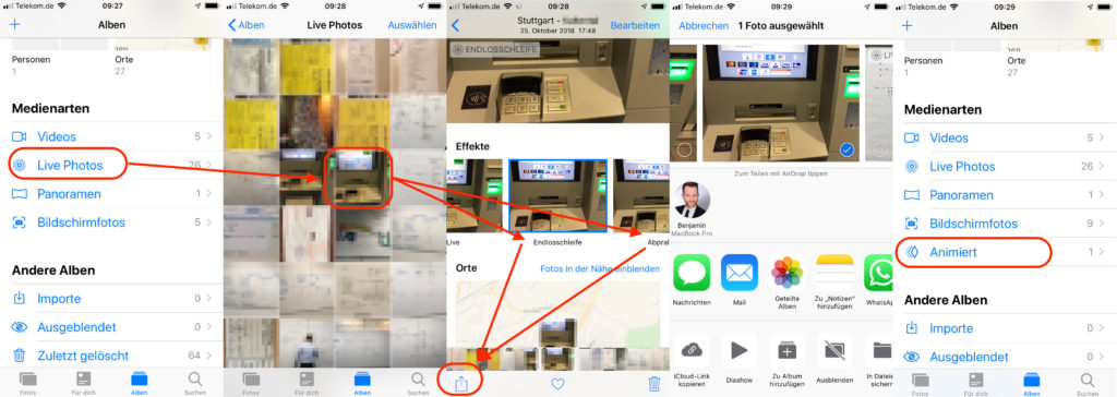 GIF auf iPhone erstellen