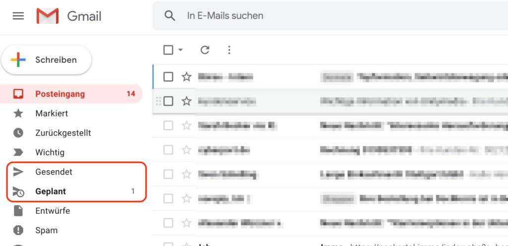 Gmail E-Mails planen