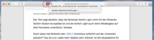 Reader Darstellung für macOS Safari aktivieren