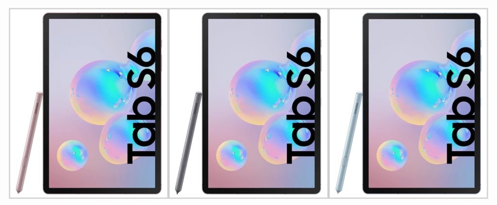 Samsung Galaxy Tab S6 Farbauswahl