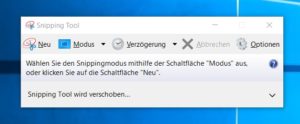 Windows 10 Snipping Tool