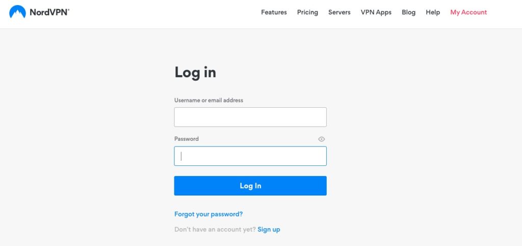 NordVPN Login