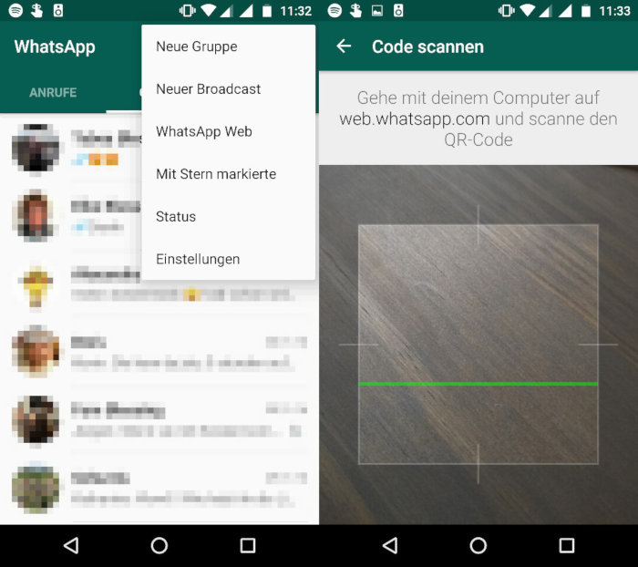 WhatsApp Nachrichten mitlesen