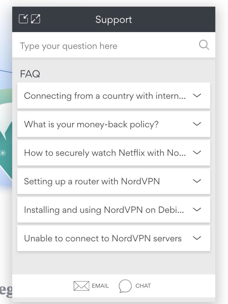 NordVPN Support kontaktieren